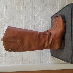Sam Edelman Penny Tall Riding Boots Leather- Cognac Size 9.5